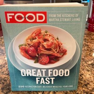 Great Food Fast from the Kitchens of Martha Stewart Living - softcover - 250 rec